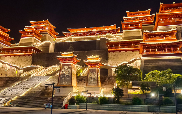 達(dá)州市達(dá)川博物館仿古建筑亮化工程燈光設(shè)備維護(hù)案例紀(jì)實